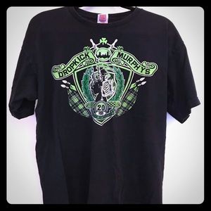 Dropkick Murphys 20th Anniversary Tour t-shirt